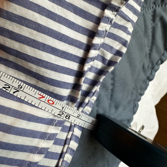 Ralph Lauren Men's White and Blue Striped Shirt - Picture 7 of 8